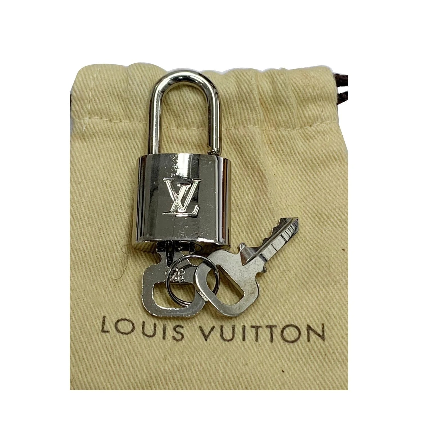 Louis Vuitton Padlock and 2 Keys Bag Charm Number 320 3