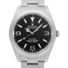 Rolex — Rolex Explorer I Early Model Blackout 214270 Black Mirror Buckle Random Numb... — Watch — resale