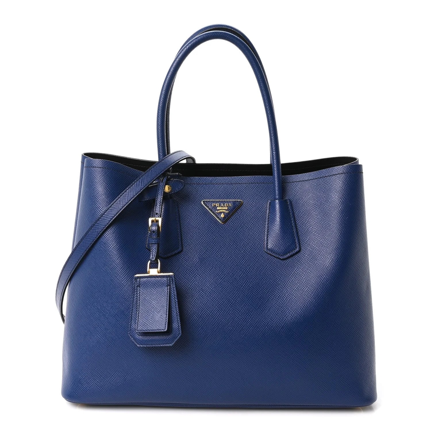 Prada — Large Double Bag Inchiostro — Accessory — resale