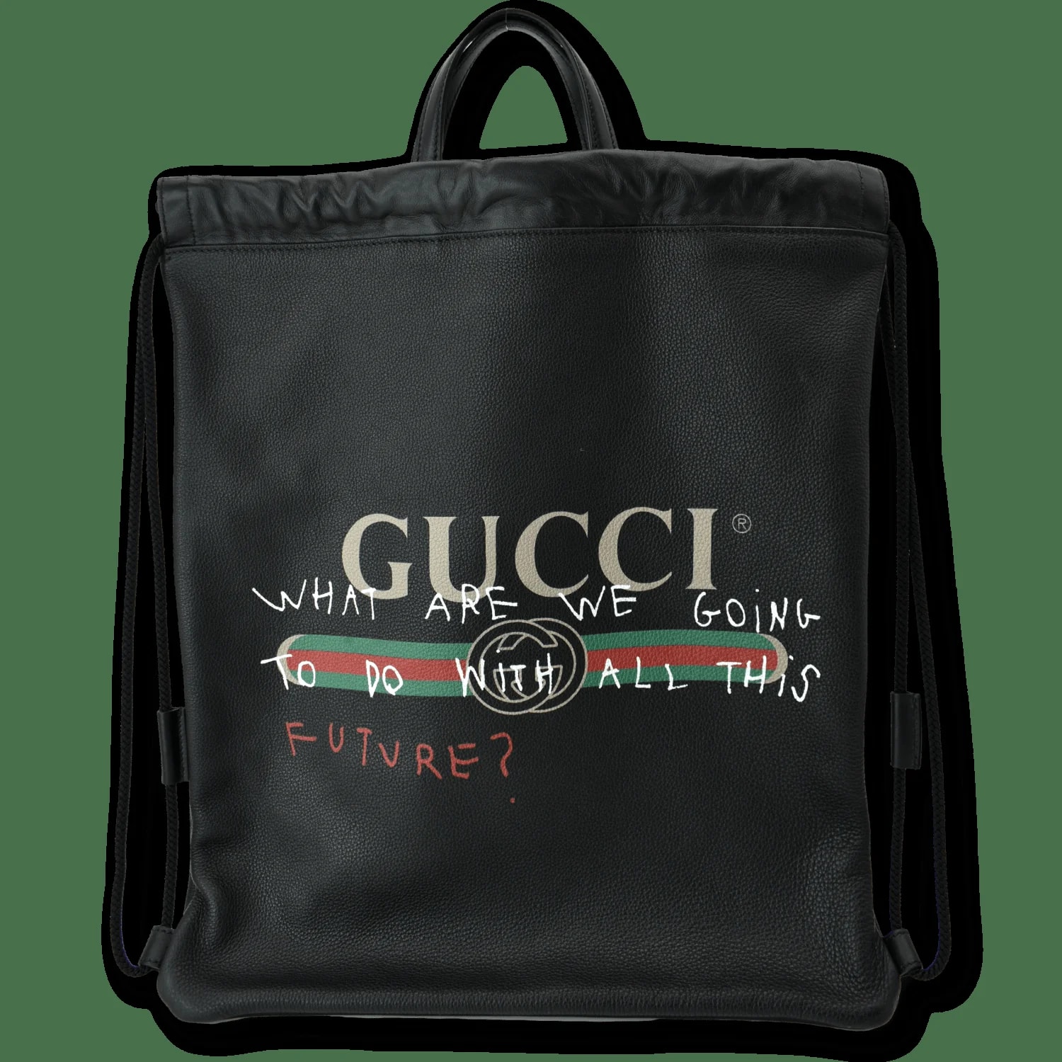 Gucci — Gucci Drawstring Print Backpack 494053 — Handbag — resale