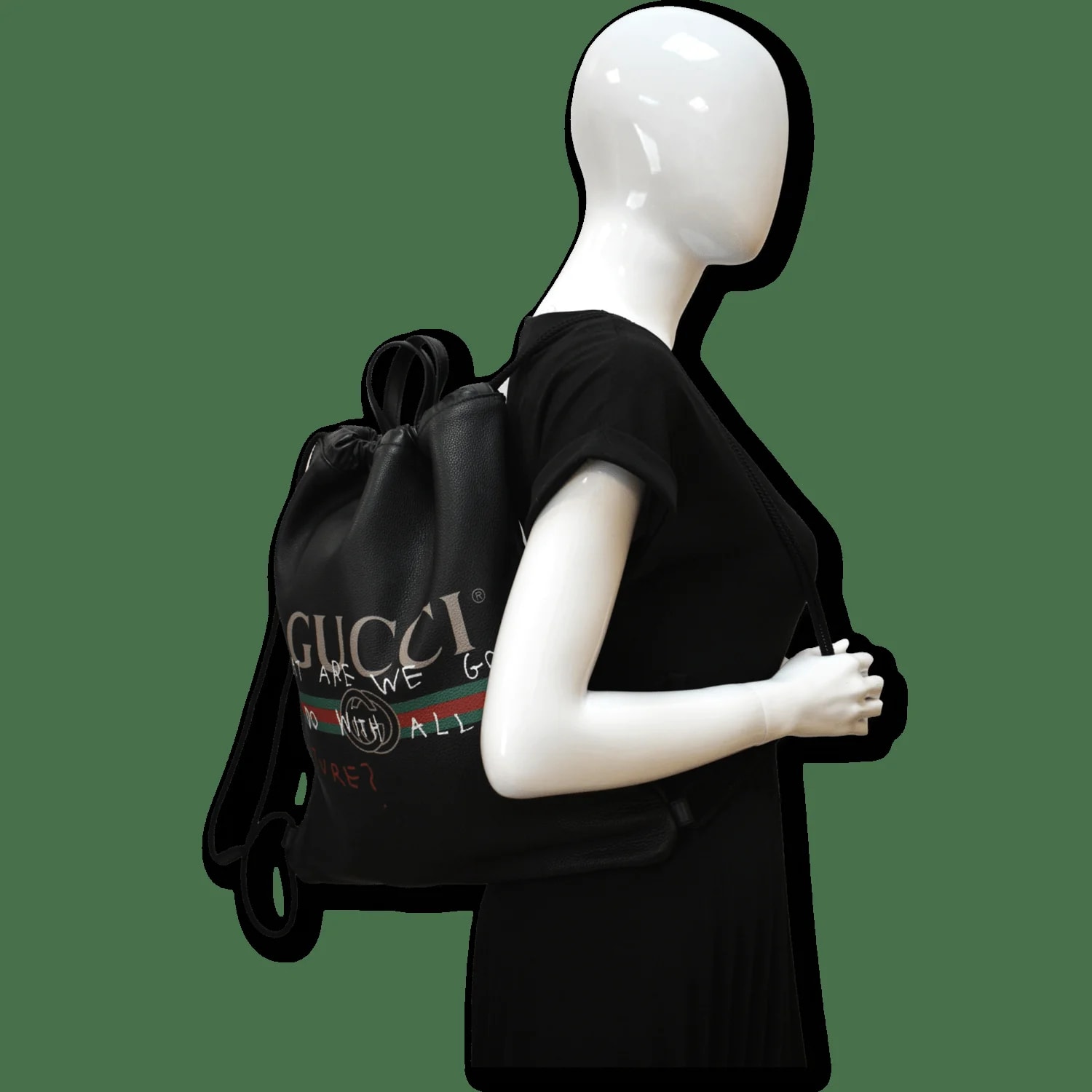 Gucci Drawstring Print Backpack 494053 2