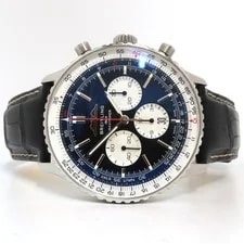 Breitling Navitimer Chronograph 46 Black Dial Automatic Stainless Steel AB0137 2