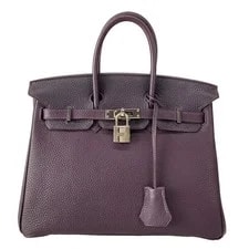 Hermès — Hermès Hermes Birkin 25 Raisin — Handbag — resale