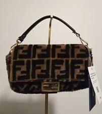 Fendi — Authentic Fendi Fur Baguette NM GHW — Handbag — resale