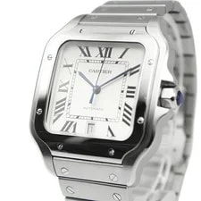 Cartier Santos de LM WSSA0018 39.8mm Silver Dial #TGW081 2