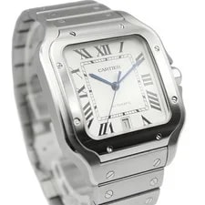 Cartier Santos de LM WSSA0018 39.8mm Silver Dial #TGW081 3