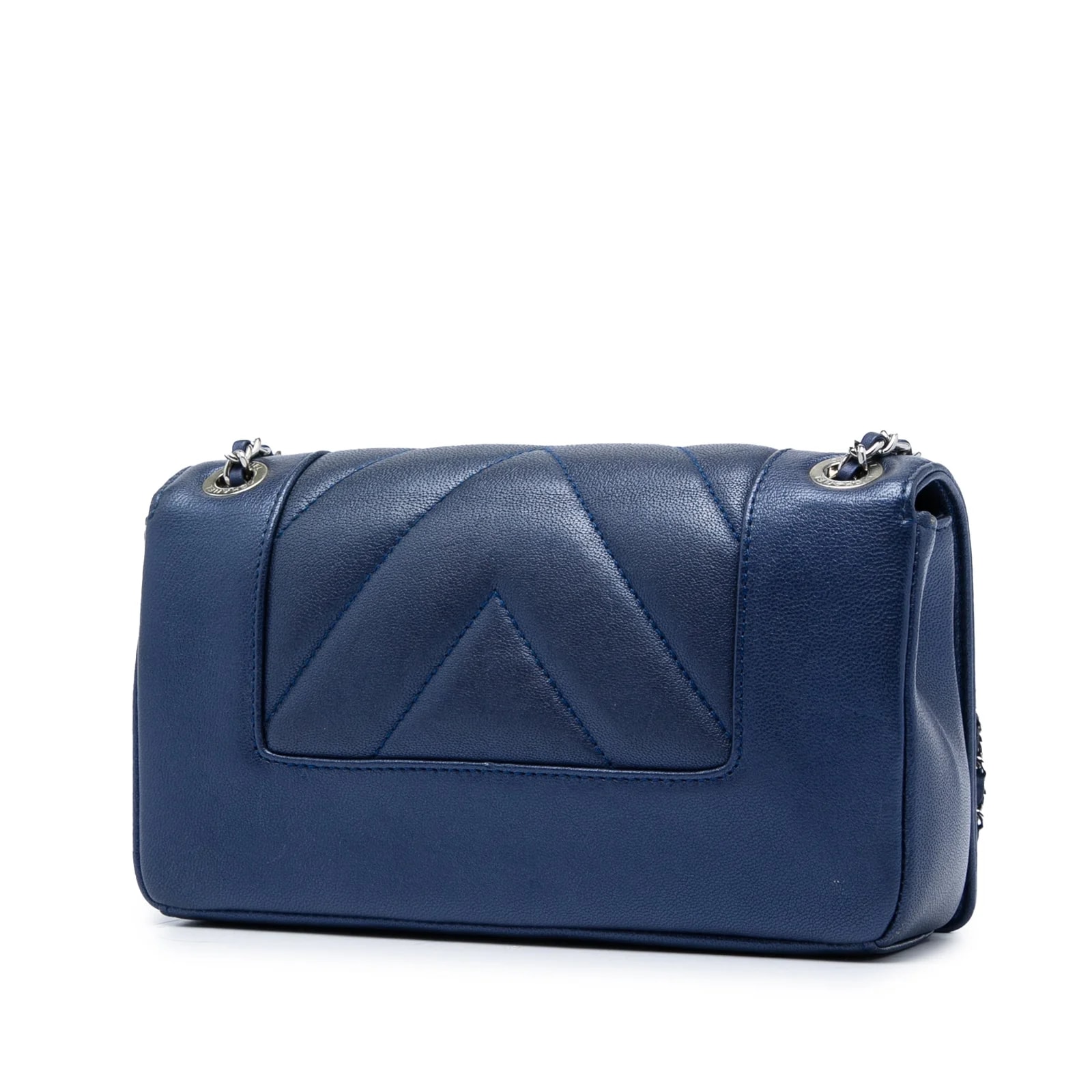 Medium Chevron Metallic Mademoiselle Flap 2