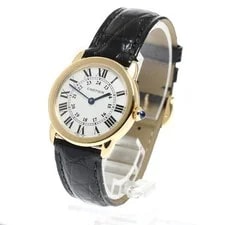 Cartier Ronde Solo SM W6700355 29mm YG Silver Dial Quartz #C4410 2