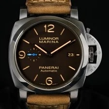 Panerai Luminor Marina 1950 3 Days Automatic 44mm Titanium Brown Dial PAM01351 2