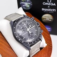 Swatch — Swatch Mercury MoonSWATCH Operation Omega Collaboration Luminescent — Watch — resale