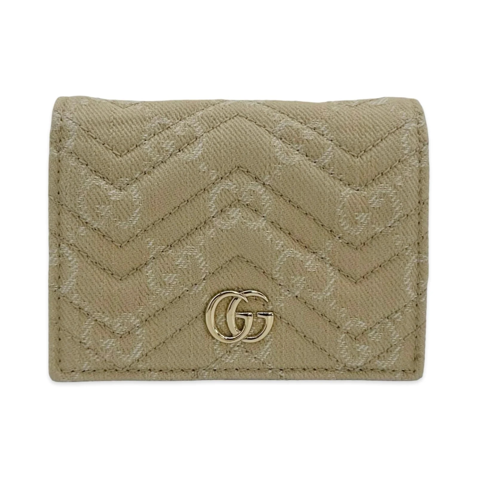 Luv Luxe Scottsdale — Gucci GG Marmont Mixed Media Compact Wallet — Accessory — resale