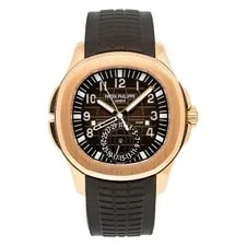 Patek Philippe — Patek Philippe Aquanaut Time Travel Rose Gold Brown Dial - 5164R-001 — Watch — resale