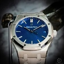 Audemars Piguet Royal Oak Blue Dial - Full Set - 15503BC.OO.1220BC.01 2