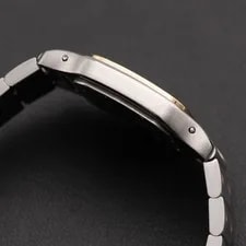 Santos de Cartier Galbée 24mm 18K Yellow Gold & Steel 1567 BOX & Paper 4