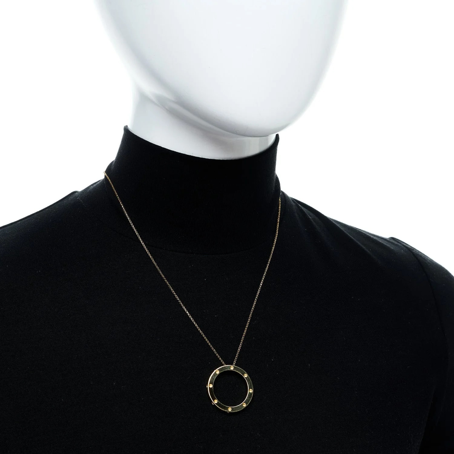 18K Yellow Gold Pois Mois Small Circle 2