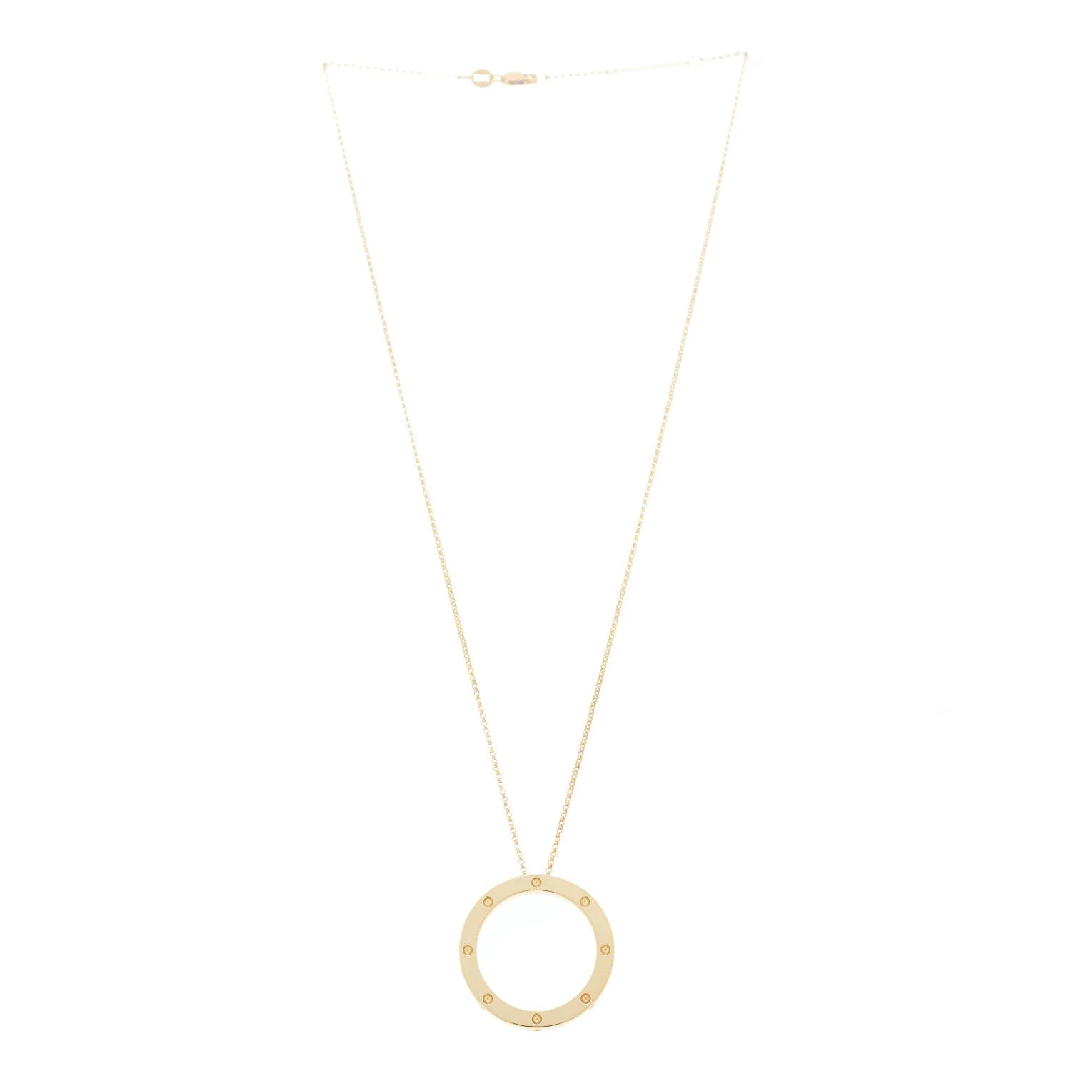 18K Yellow Gold Pois Mois Small Circle 3