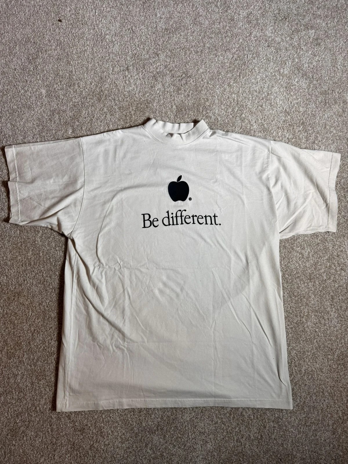 Balenciaga Apple 22AW Be Different Embroidery T-shirt 2