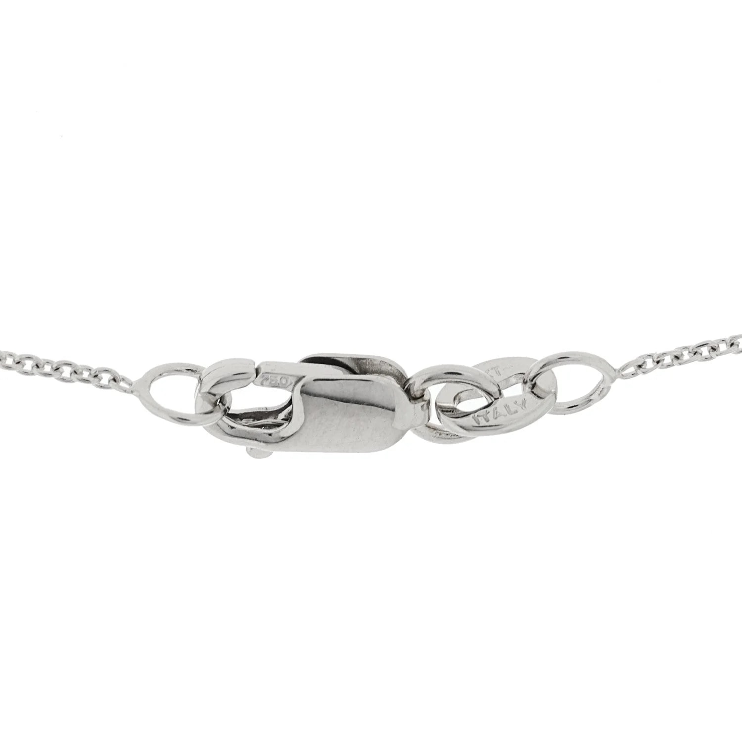 18K White Gold Love Letter H 4