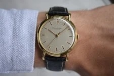 1950s IWC 18K Gold Boxed Dress Jumbo 37mm Mechanical 3
