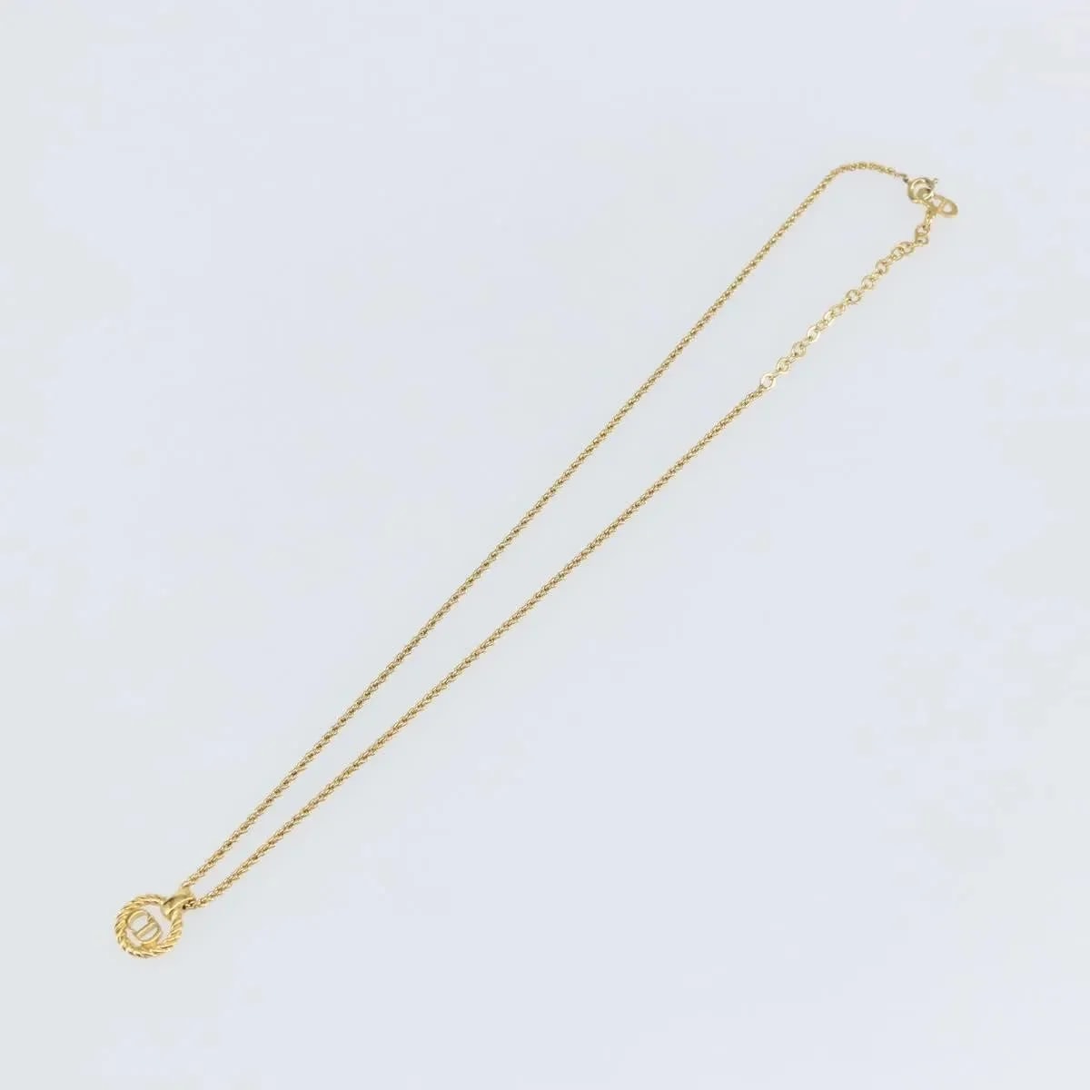 Dior — Christian Dior Cd Round Pendant Metal Jewelry — Accessory — resale