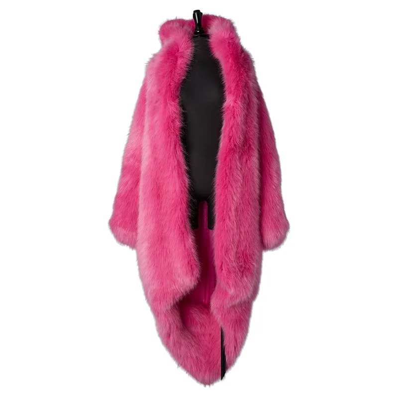 Padded Faux Fur Maxi Coat 2