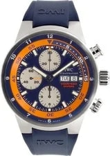 IWC — IWC Cousteau Diver in Stainless Steel With Blue Dial on A Rubber Strap — Watch — resale