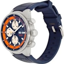 IWC Cousteau Diver in Stainless Steel With Blue Dial on A Rubber Strap 2
