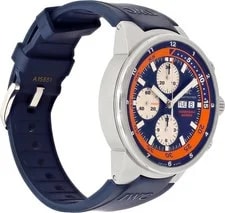 IWC Cousteau Diver in Stainless Steel With Blue Dial on A Rubber Strap 3