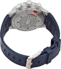IWC Cousteau Diver in Stainless Steel With Blue Dial on A Rubber Strap 4