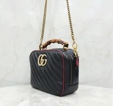 Gucci GG Marmont Bamboo Top Handle Chain 602270 144578786 [P] 2