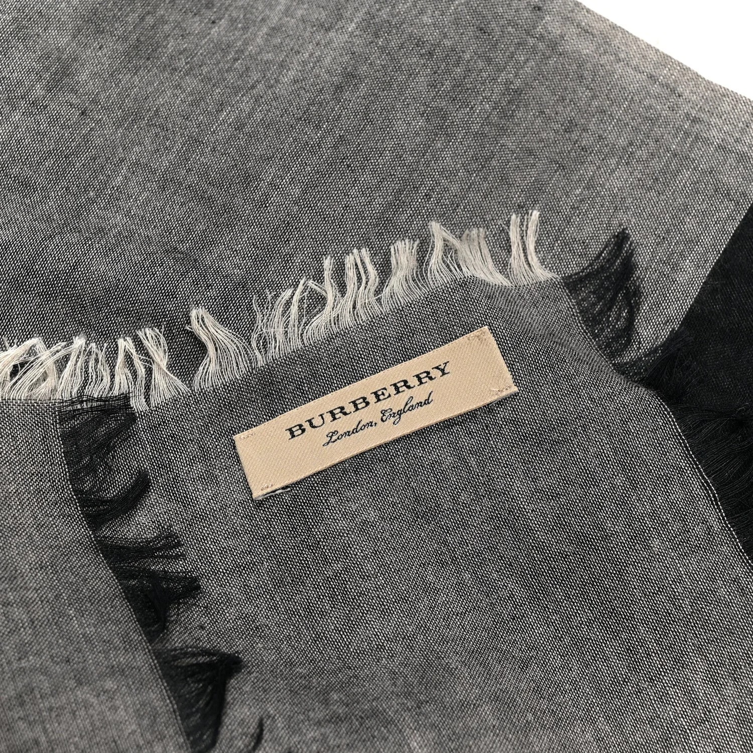 Modal Relaxed Mega Check Square Scarf Dark Trench 2