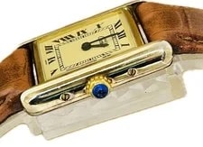Cartier Must de Tank W1003153 SM Cream 20mm Quartz Excellent A6824 4