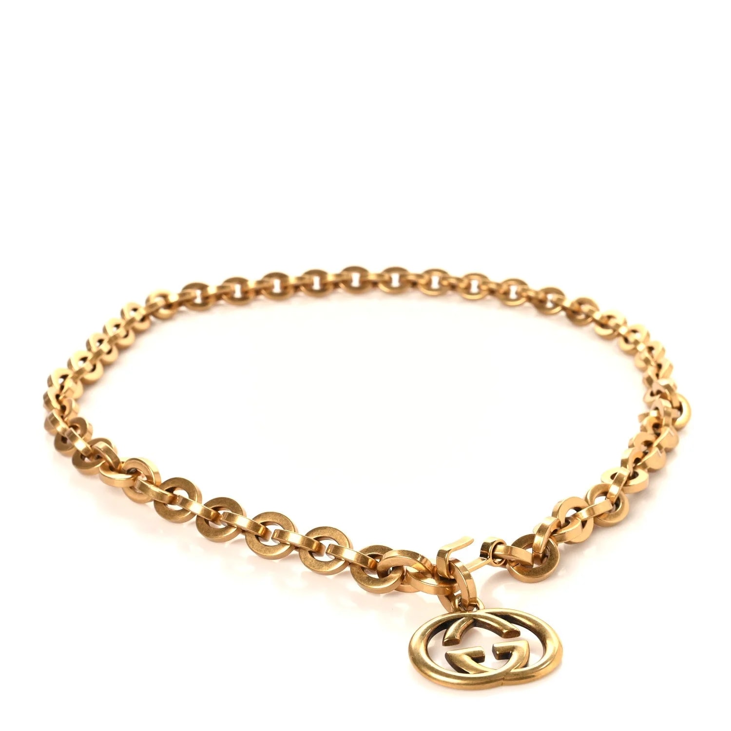 Gucci — Chain GG Belt Aged — Accessory — resale