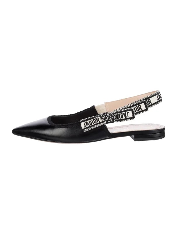 Dior — Printed Slingback — Designer Shoe — resale