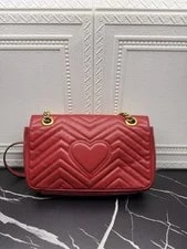 Authentic Gucci GG Marmont Medium Matelassé 2