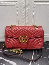 Authentic Gucci GG Marmont Medium Matelassé 3
