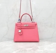 Hermès — Hermes Kelly 25 App Song Azalea 155898558 — Handbag — resale