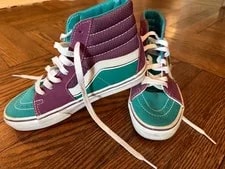 Vans SK8-HI FAN Shoe Anaheim Ducks 30TH Anniv Legacy 5/6.5 2