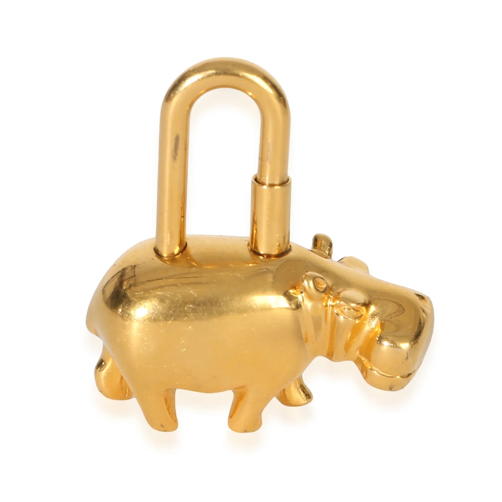 Hermès — Hermès Cadena Hippopotamus 2005 Annee des Fleuves Lock Charm ; Other Charms — Handbag — resale