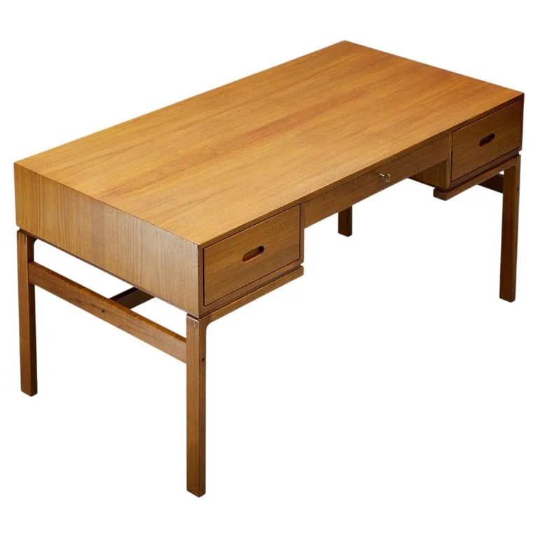 Arne Wahl Iversen — Danish Teak Executive No.80 Iversen Kjersgaard Mid-Century, 1960s — Furniture — resale