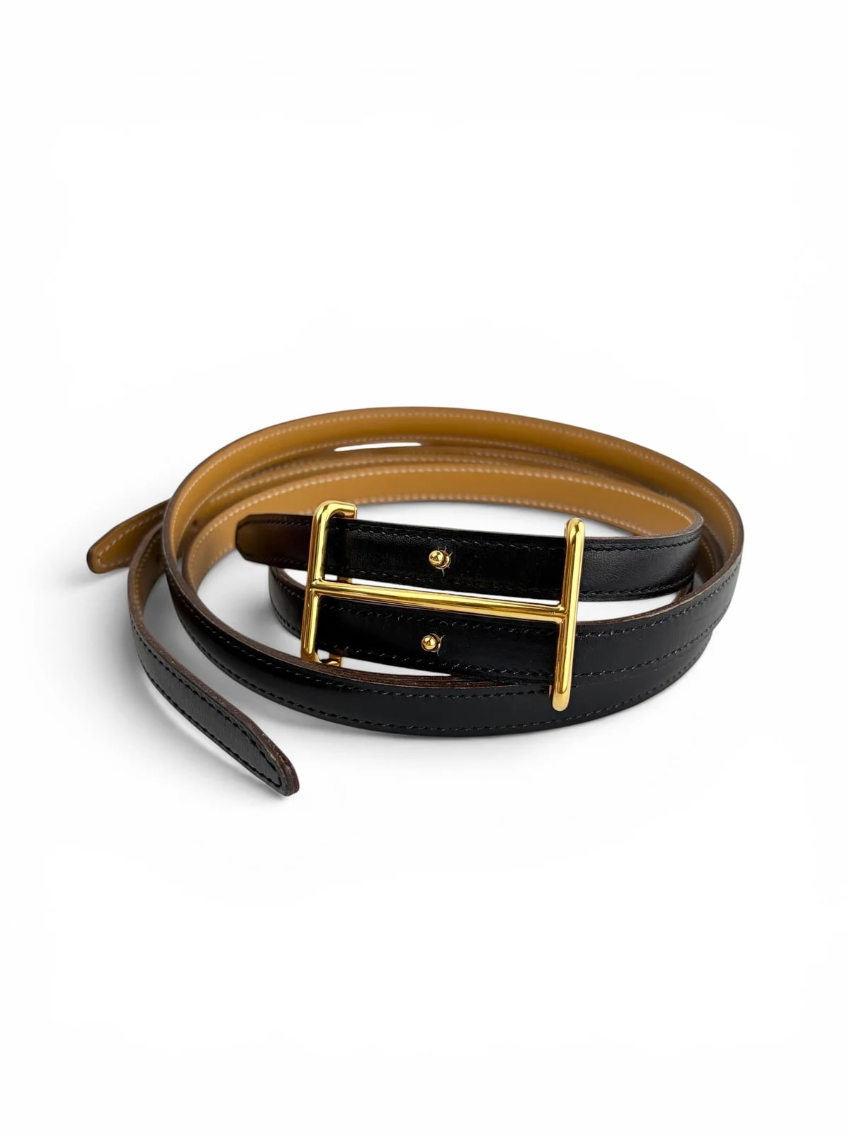 Hermès — Hermes H d’Ancre Reversible Double Belt — Accessory — resale