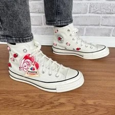 ❤️Converse Chuck 70 Hi Valentine 3D Roses Sz 6 Shoes Heart A10637C 3