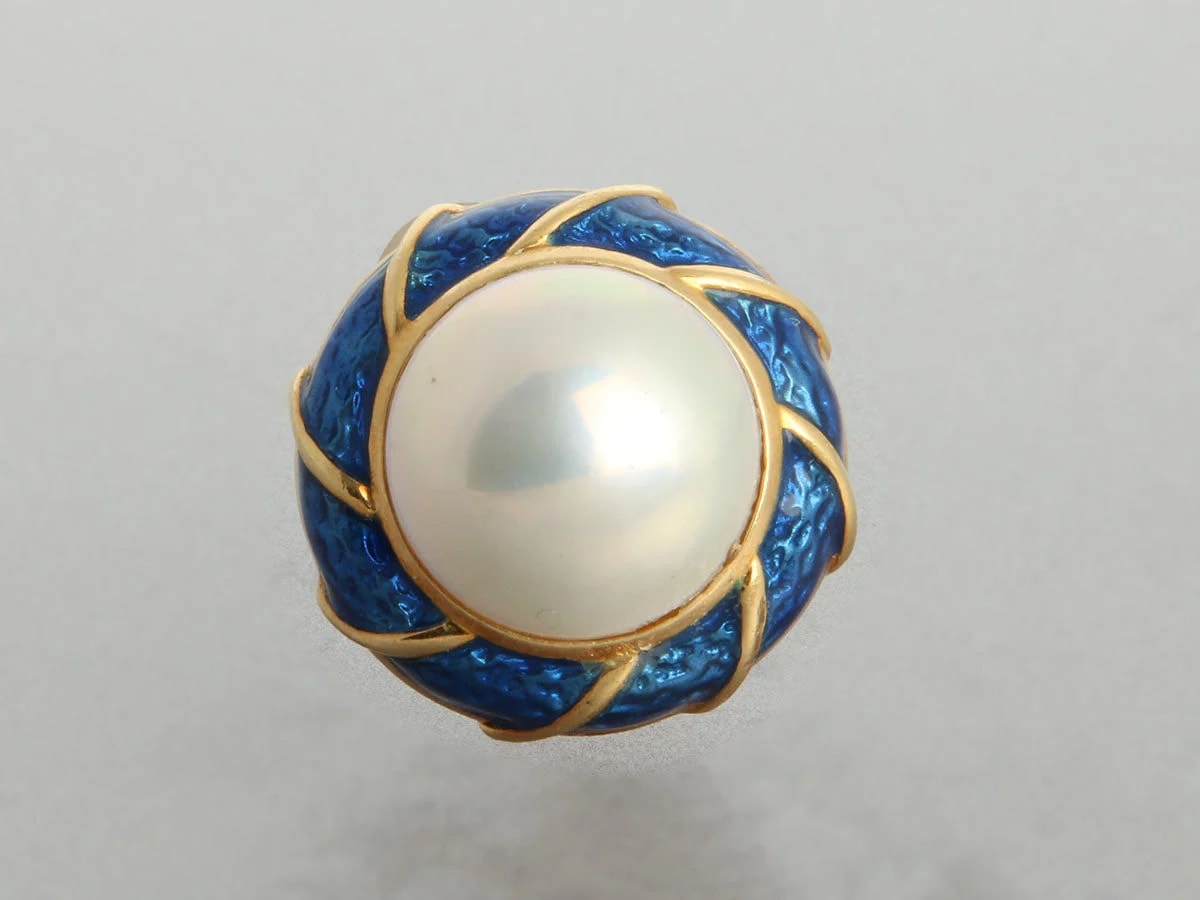 Tiffany & Co. 18K Yellow Gold Enamel and Mabe 2