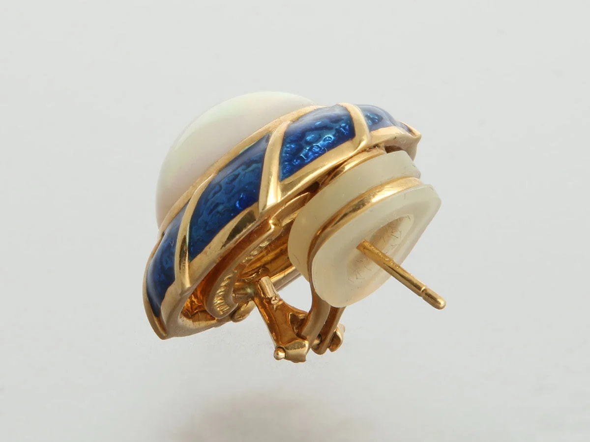 Tiffany & Co. 18K Yellow Gold Enamel and Mabe 3