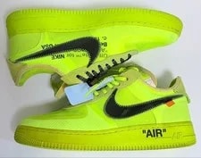 10.0US Off-White Air Force 1 Volt 3