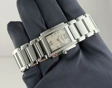 Patek Philippe Twenty~4 25mm Diamond Bezel Steel White Diamond Dial 4910/10A-011 3