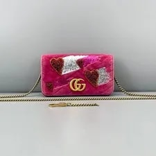 Gucci — Gucci GG Marmont Matelassé Chain Wallet (WOC) Limited Edition — Handbag — resale