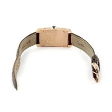 Cartier Tank Americaine SM W2607456 Pink Gold 34.8mm White Dial Quartz #TKW657 3