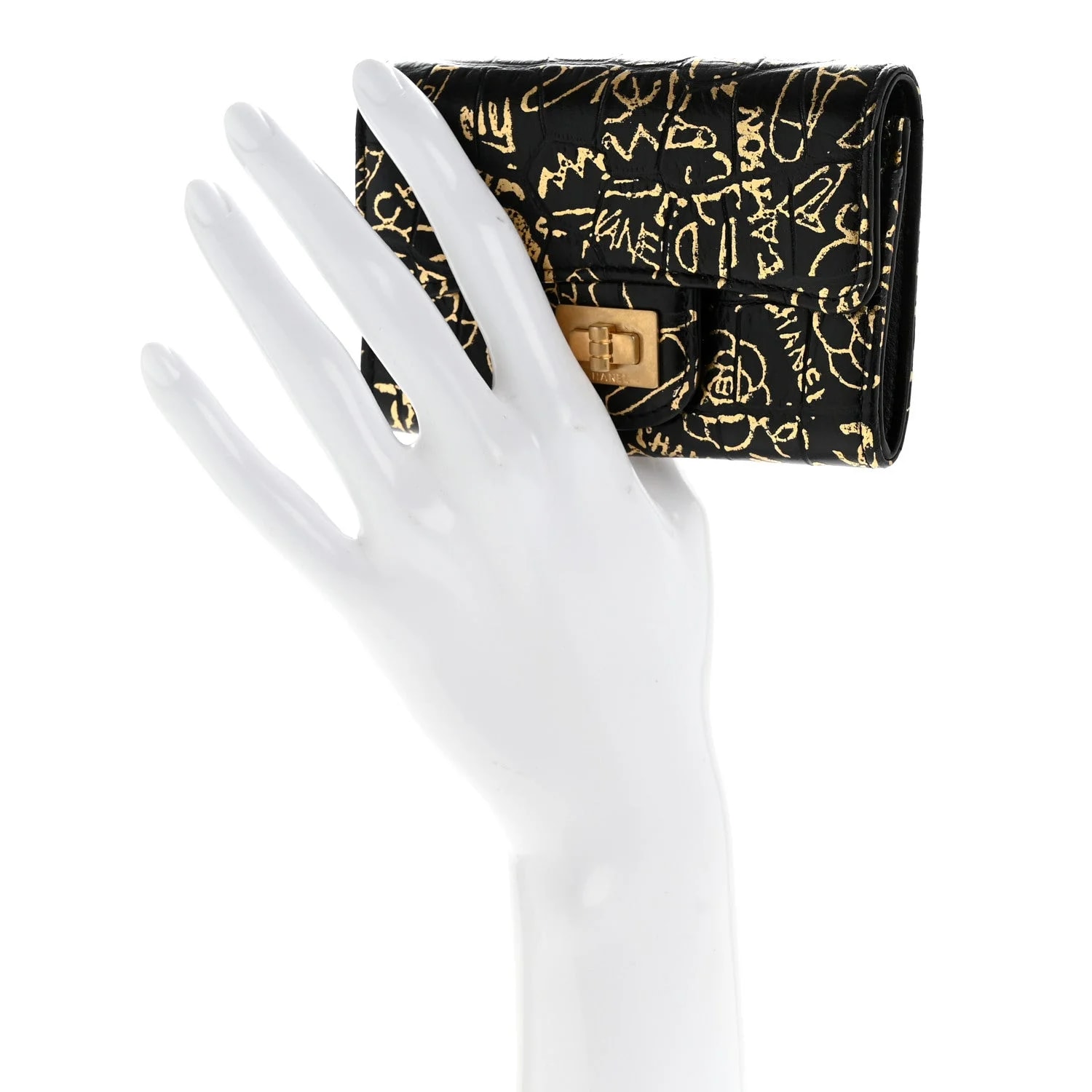Embossed Graffiti 2.55 Reissue Flap Card Holder 2