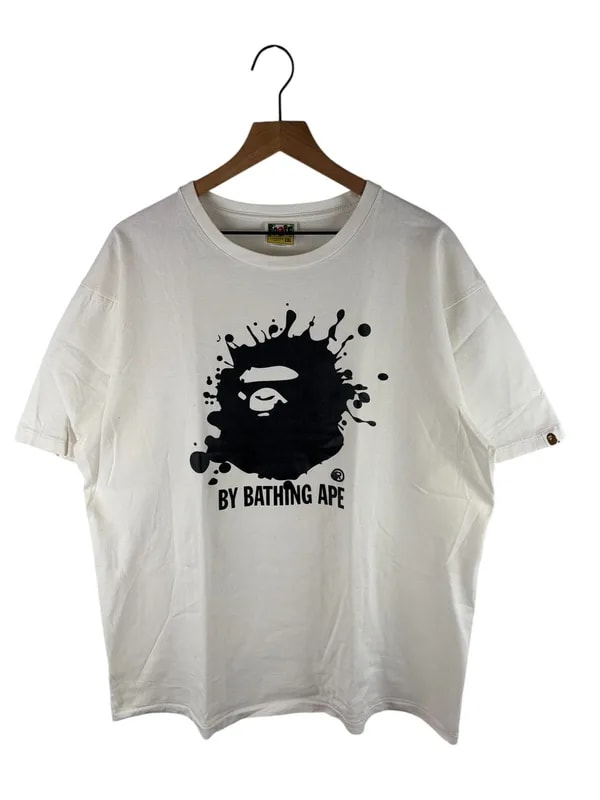 Bape Head Logo Print Tee — streetwear — resale